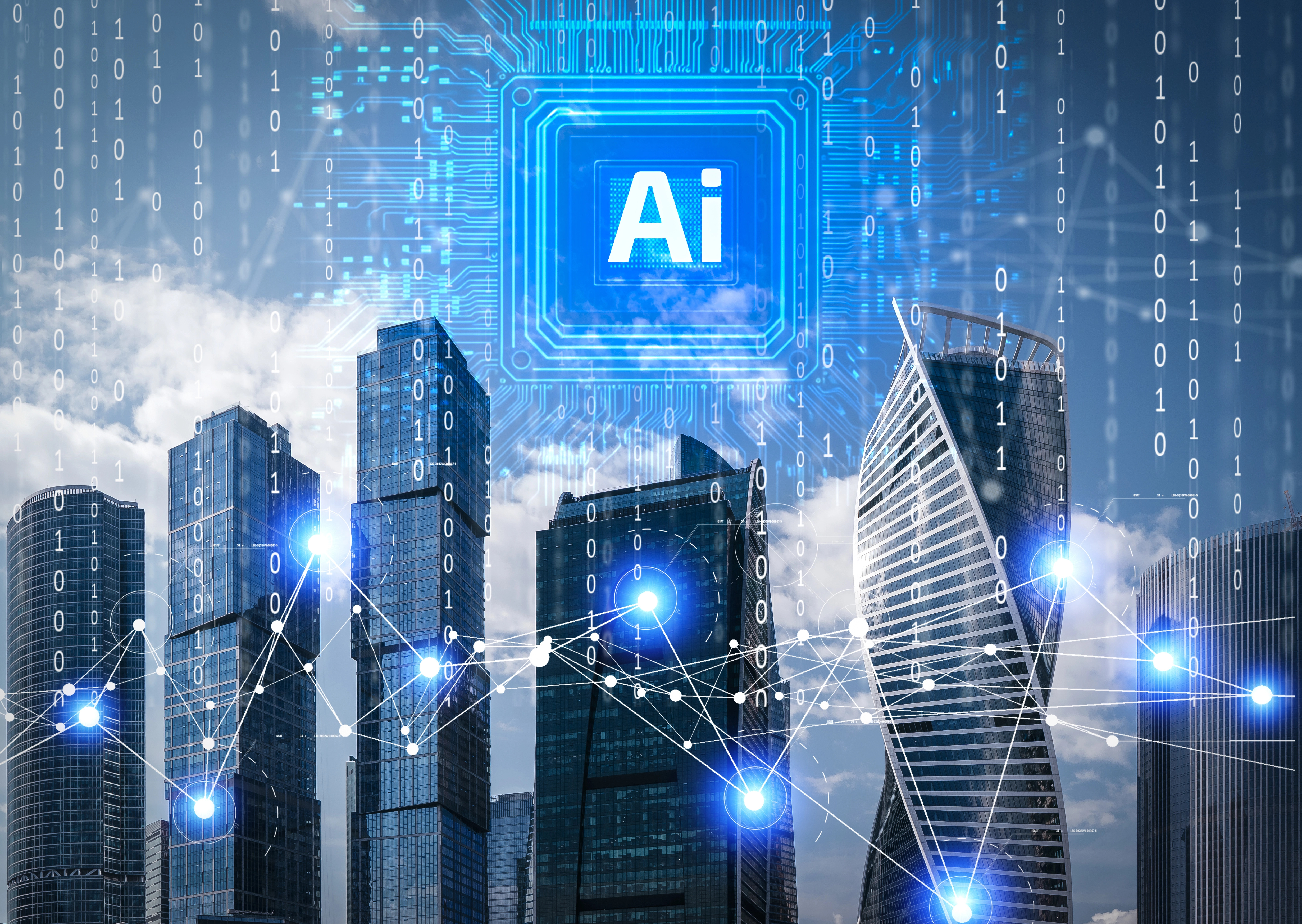 AI 赋能园区数字化场景示意